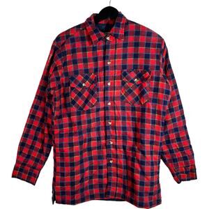 Timber Ridge Flannel plaid Long Sleeve Button Down